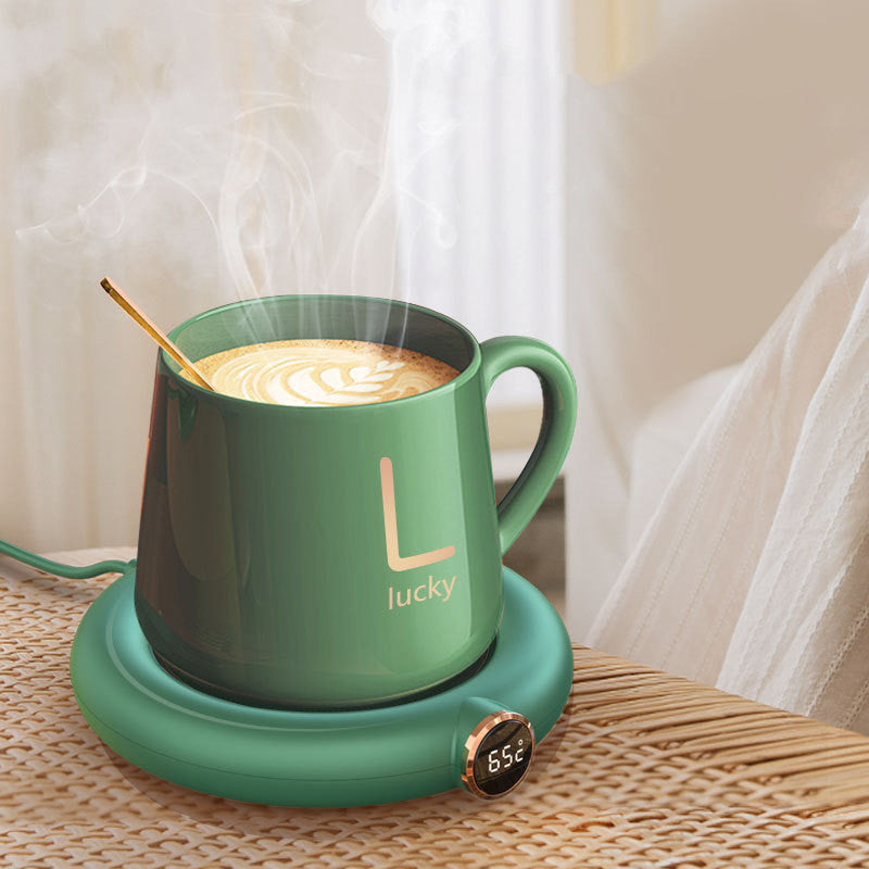 Chauffe-tasse à café, sous-verre chauffant intelligent, isolation thermique, température constante, coussin chauffant de bureau