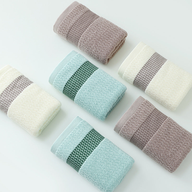 Serviettes absorbantes épaisses à motif d'eau pour le visage et le corps, pour un usage quotidien à la maison