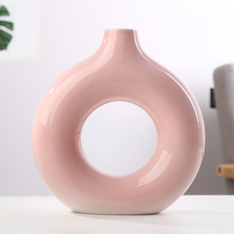 Nouveau vase à biscuits avec particules givrées, dispositif de composition florale