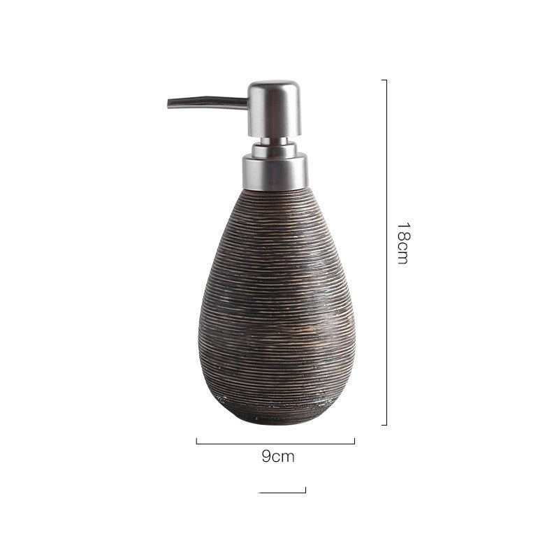 Flacon de gel douche pour salle de bain, flacon de lotion, céramique de salle de bain