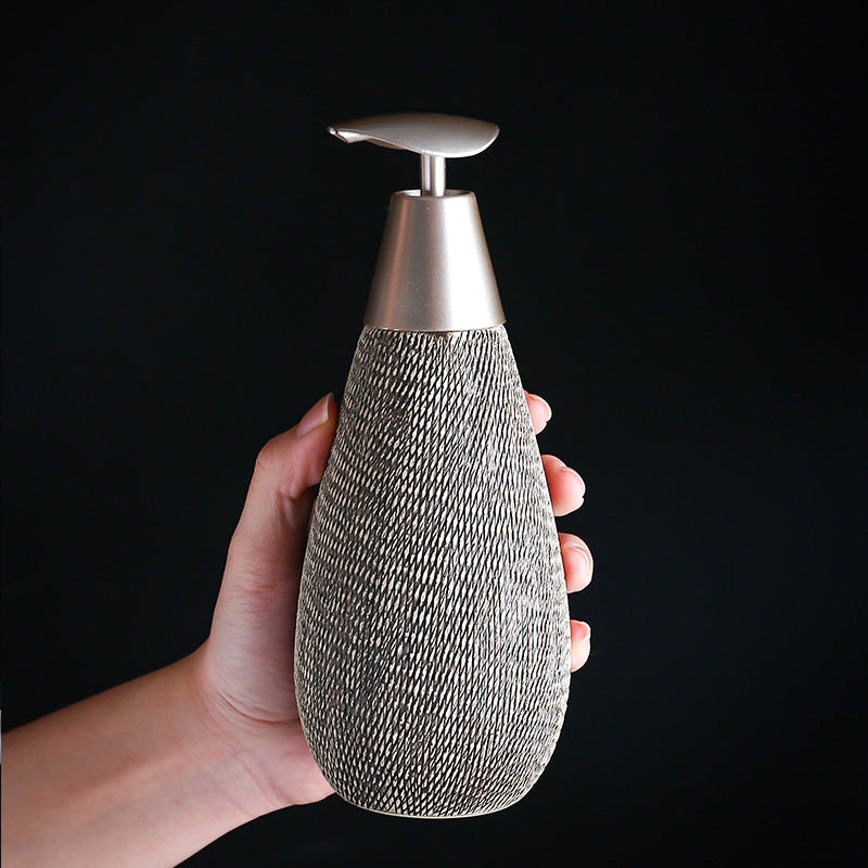 Flacon de gel douche pour salle de bain, flacon de lotion, céramique de salle de bain