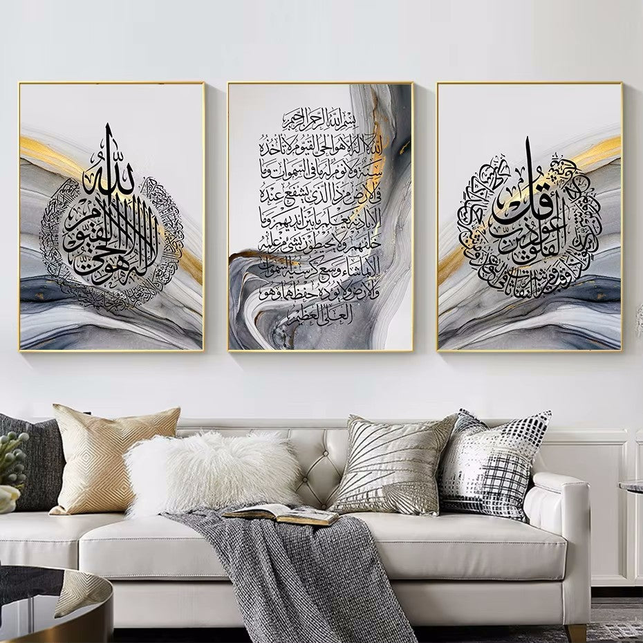Peinture décorative moderne pour salon