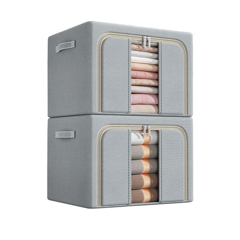 Boîte de rangement pliable en tissu Oxford pour organiser les vêtements à la maison