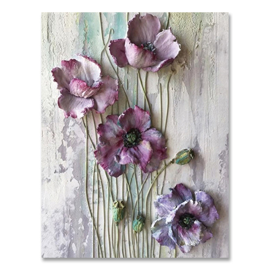 Affiche florale Navia, décoration murale sur toile