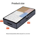 Underbed Storage Bag with Thick Fabric and Transparent Window