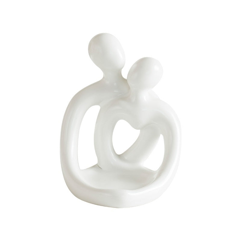 Bougeoir en céramique pour couple, style nordique moderne, style rétro, pour bougie d'aromathérapie, ornement
