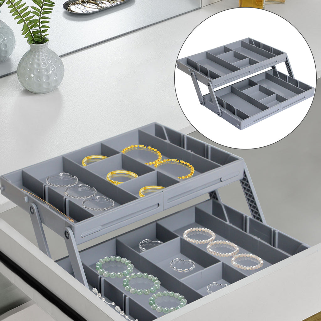 Foldable Drawer Organizer Box for Kitchen & Dresser