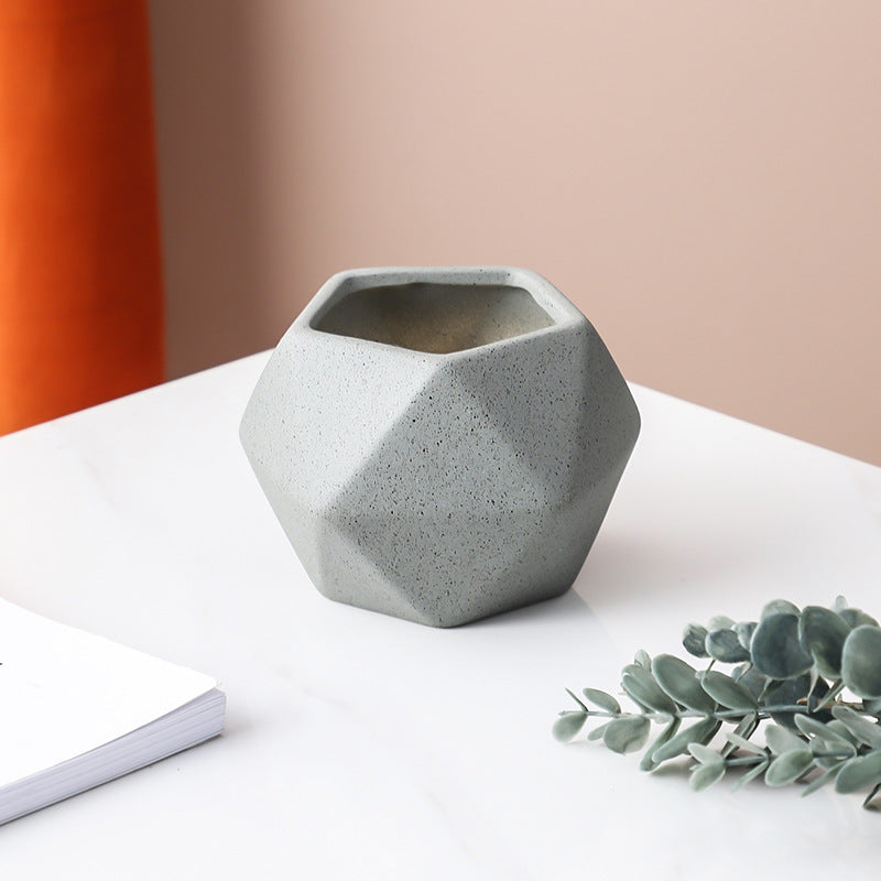 Pot de fleurs créatif en céramique avec motif de viande pour le jardinage à domicile