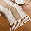 Chemin de table en lin style loisirs pour la maison
