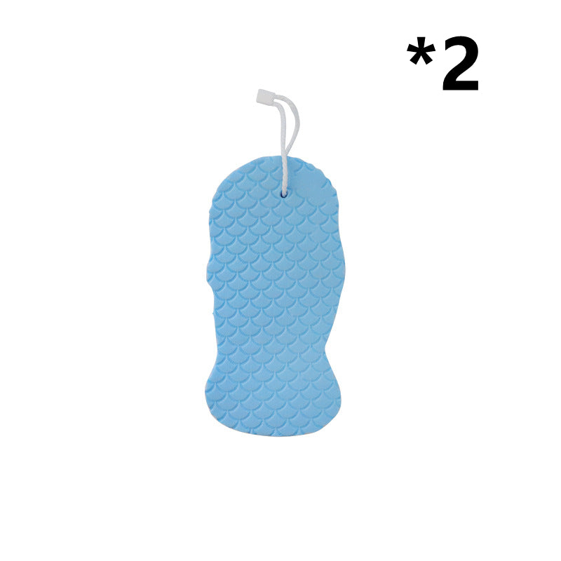 Éponge de massage 3D à motif écailles de poisson, boule de bain tridimensionnelle