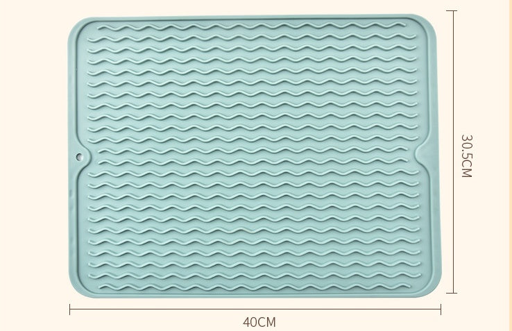 Napperon en TPR, dessous de plat, coussin de table, sous-main, tapis d'évacuation d'eau