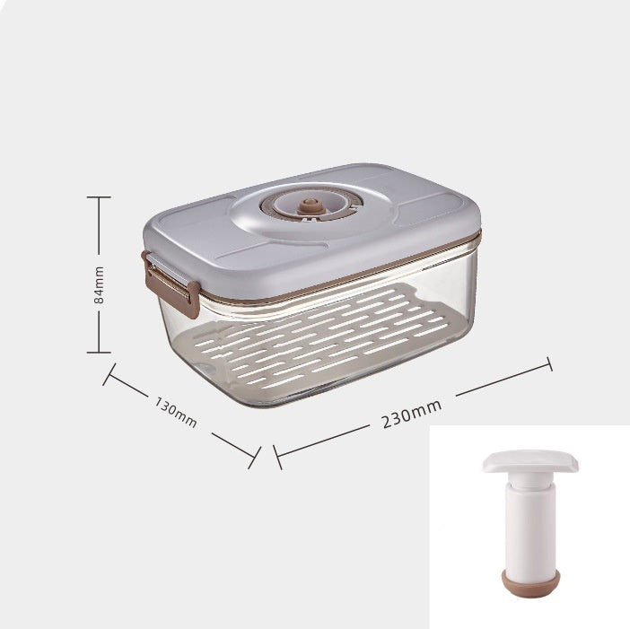 Boîte de conservation sous vide avec scelleuse sous vide gratuite, récipient transparent pour une organisation optimale, boîte à lunch hermétique, cadeau idéal