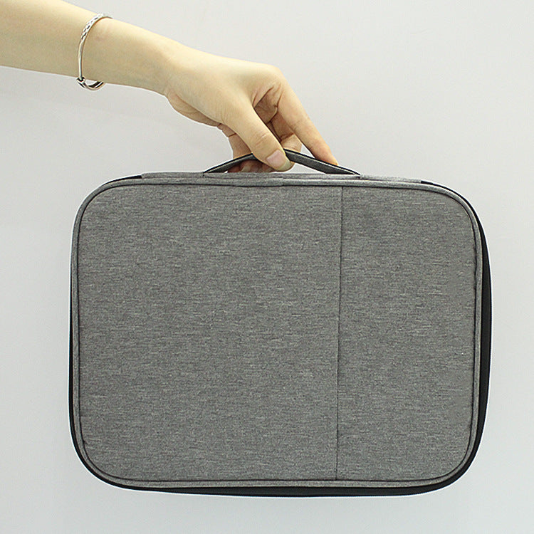 Pochette de rangement multifonctionnelle portable pour voyage, à plusieurs niveaux