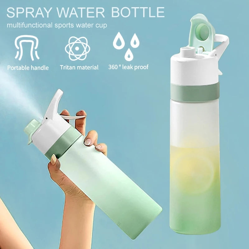 Gourde vaporisateur pour filles, idéale pour le sport en extérieur et le fitness. Grande capacité. Gourde de voyage. Accessoire de cuisine.