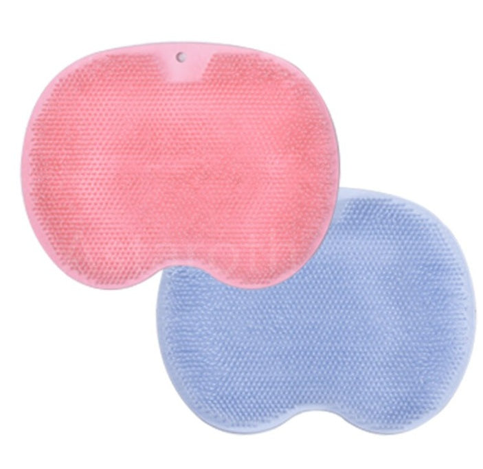Brosse de bain massante, tapis de bain antidérapant, brosse de massage du dos, ventouse en silicone, coussinet de massage des pieds, outil de nettoyage du corps