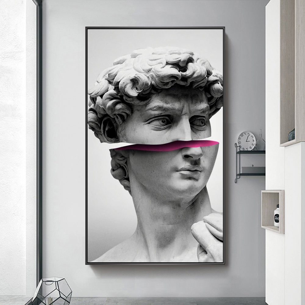 Sculptures, toiles, affiches et peintures
