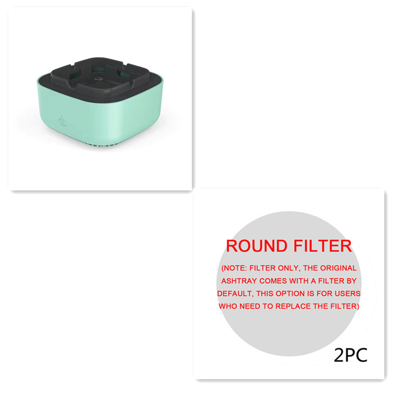 Cendrier purificateur d'air avec élimination de fumée et purification par anions - Appareil portable pour voiture