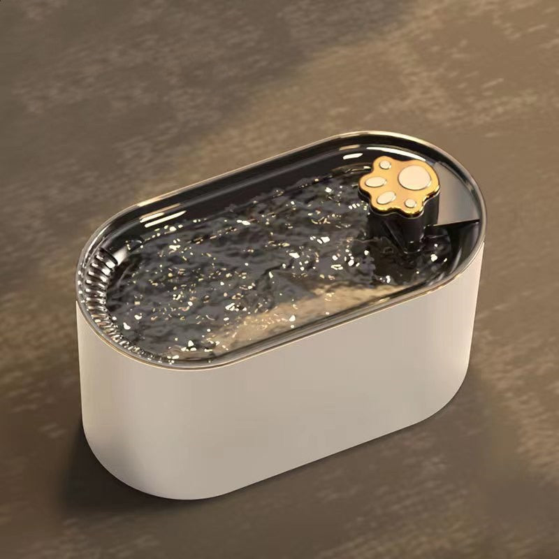 Fontaine à eau automatique 3L pour chats et chiens, avec filtre et lumière LED. Distributeur d'eau ultra-silencieux.