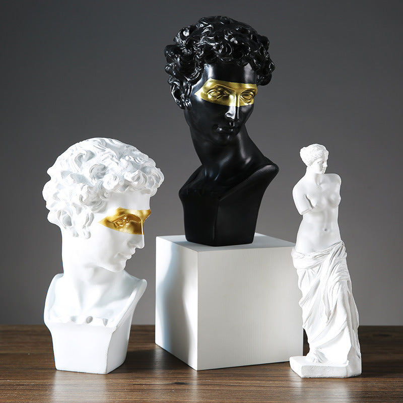 Sculpture de David, décoration, décoration intérieure, maison de caractère