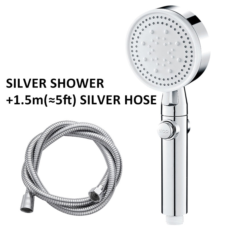 Pommeau de douche à pression élevée avec grand débit.