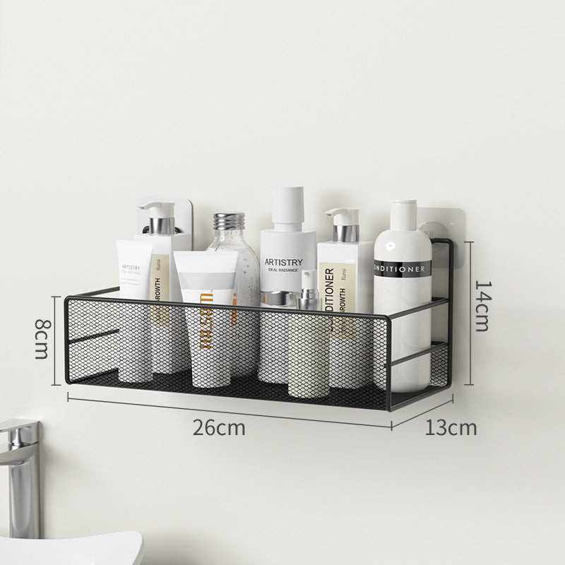 Étagère murale de salle de bain sans perçage, organisateur de shampoing pour douche, accessoires de toilette