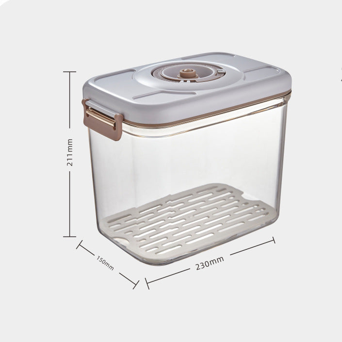 Boîte de conservation sous vide avec scelleuse sous vide gratuite, récipient transparent pour une organisation optimale, boîte à lunch hermétique, cadeau idéal