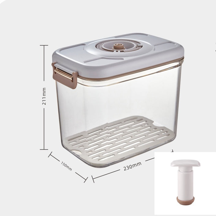 Boîte de conservation sous vide avec scelleuse sous vide gratuite, récipient transparent pour une organisation optimale, boîte à lunch hermétique, cadeau idéal