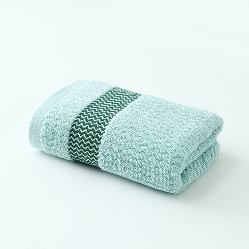 Serviettes absorbantes épaisses à motif d'eau pour le visage et le corps, pour un usage quotidien à la maison