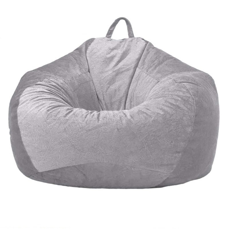 Housse de pouf en tissu style tatami, velours court sans rembourrage, pour ranger vos jouets et accessoires de maison
