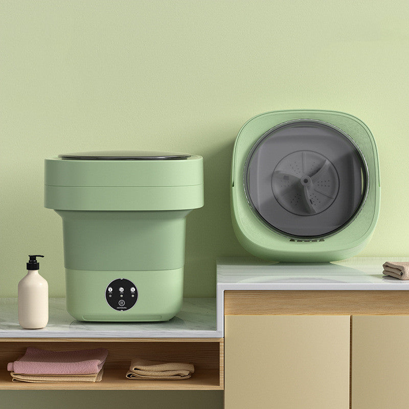 Mini machine à laver pliable et portable pour chaussettes, sous-vêtements et culottes. Grande capacité. 3 modèles avec essorage.
