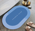 Coussin absorbant antidérapant en boue de diatomées pour salle de bain
