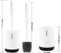 Tête de brosse en plastique souple antiadhésive pour toilettes