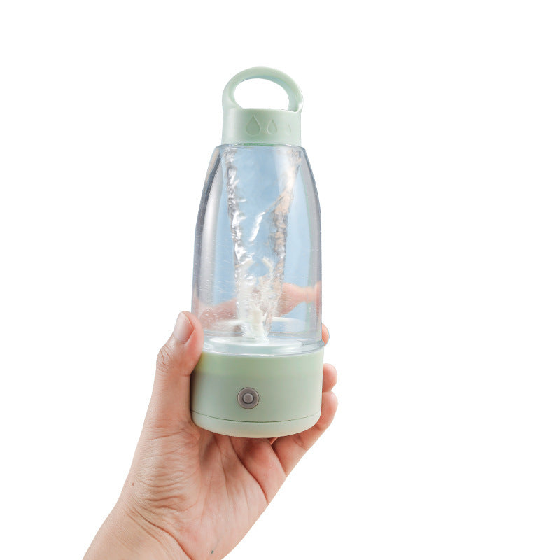 Bouteille shaker électrique automatique au design élégant pour smoothies, gourde de sport portable avec chargement USB, accessoire de cuisine