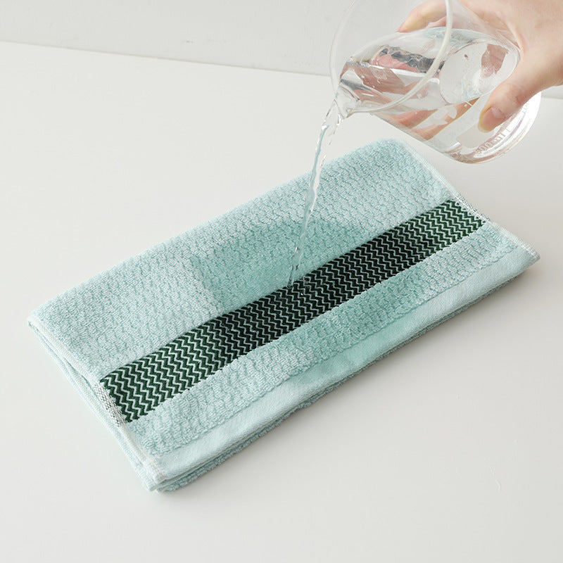 Serviettes absorbantes épaisses à motif d'eau pour le visage et le corps, pour un usage quotidien à la maison
