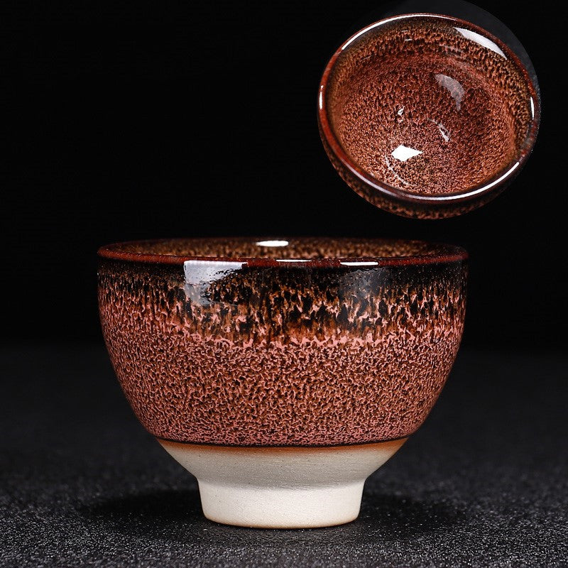 Coffret cadeau pour la maison : service à thé Kung Fu en céramique Kiln Change