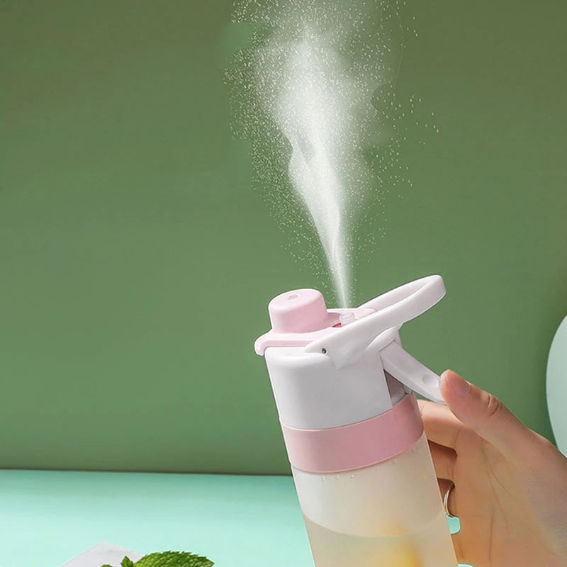 Gourde vaporisateur pour filles, idéale pour le sport en extérieur et le fitness. Grande capacité. Gourde de voyage. Accessoire de cuisine.
