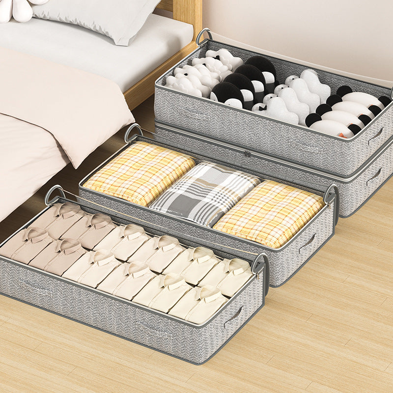 Foldable Underbed Storage Bag for Clothes & Bedding