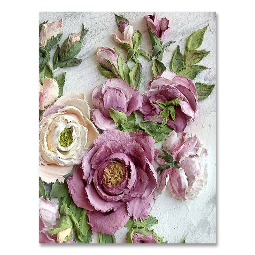 Affiche florale Navia, décoration murale sur toile