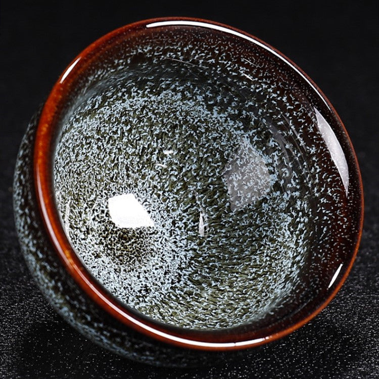 Coffret cadeau pour la maison : service à thé Kung Fu en céramique Kiln Change