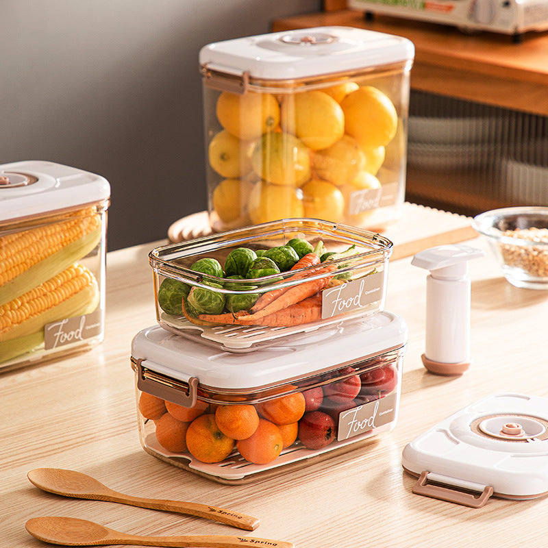 Boîte de conservation sous vide avec scelleuse sous vide gratuite, récipient transparent pour une organisation optimale, boîte à lunch hermétique, cadeau idéal