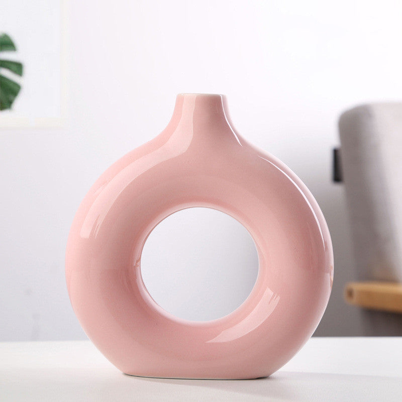Nouveau vase à biscuits avec particules givrées, dispositif de composition florale