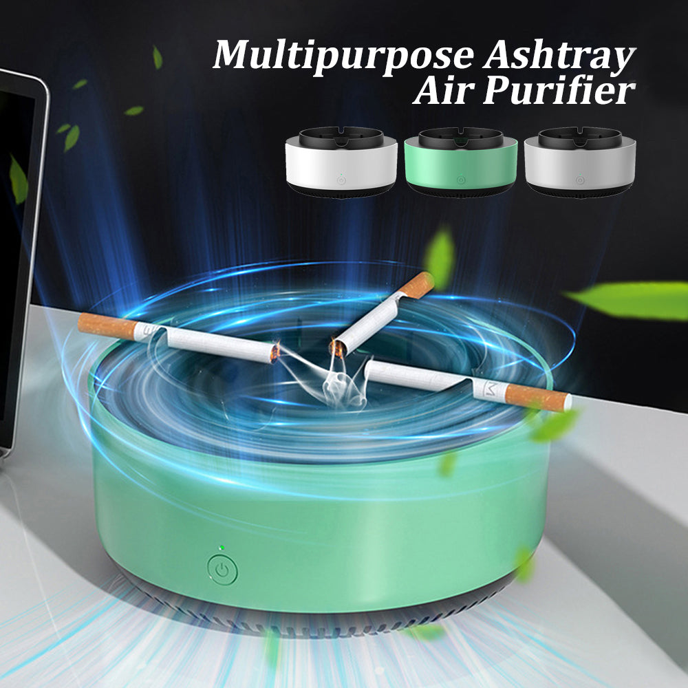 Cendrier purificateur d'air avec élimination de fumée et purification par anions - Appareil portable pour voiture