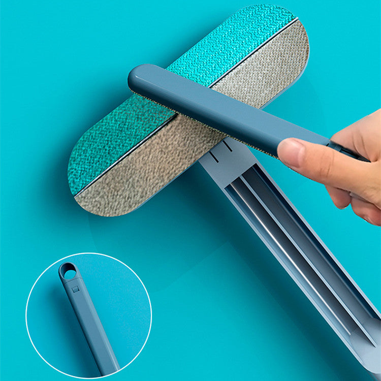 Brosse multifonctionnelle 4 en 1 pour l'épilation des poils d'animaux (chien, chat), outil de nettoyage des moustiquaires et accessoires.