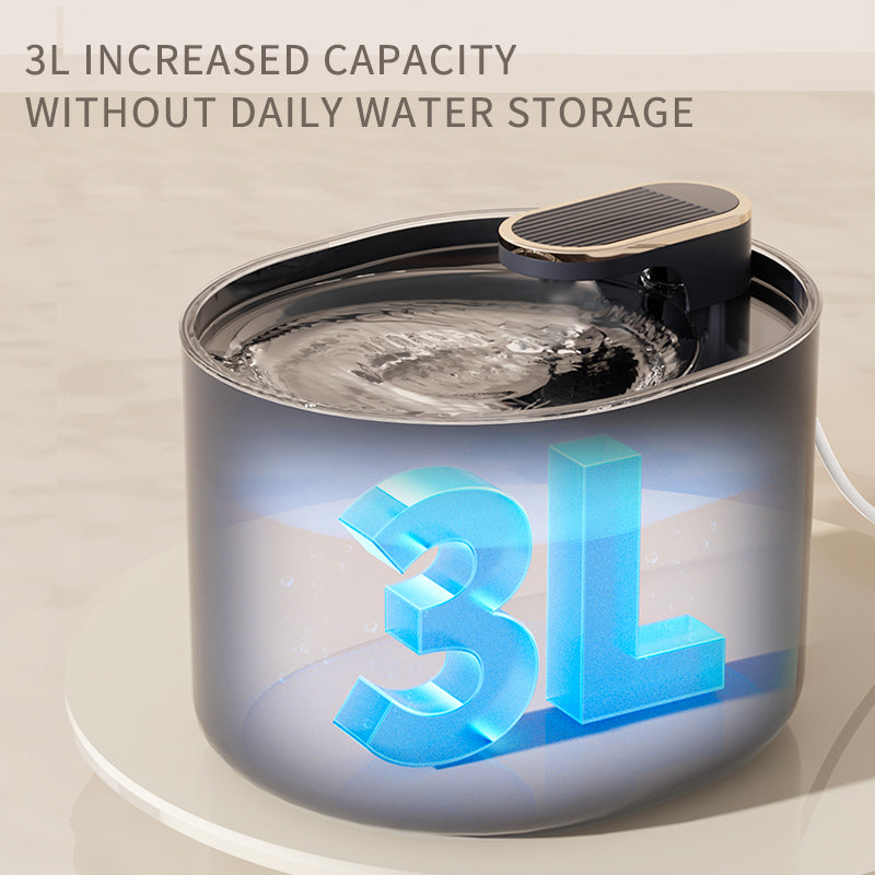 Fontaine à eau automatique silencieuse pour chats et chiens, rechargeable par USB. Distributeur d'eau électrique automatique pour animaux de compagnie.